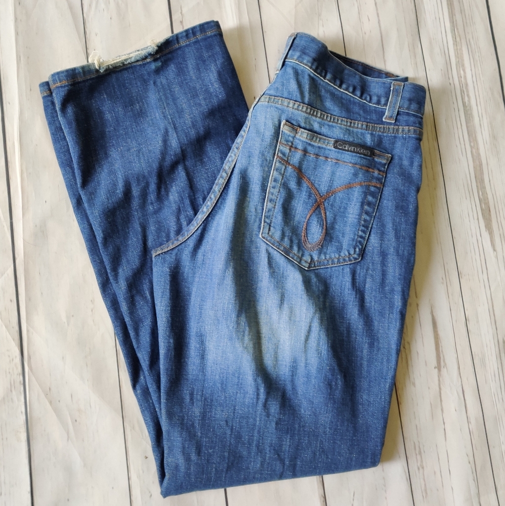 Calvin Klein Bootcut Medium Wash Blue Jeans